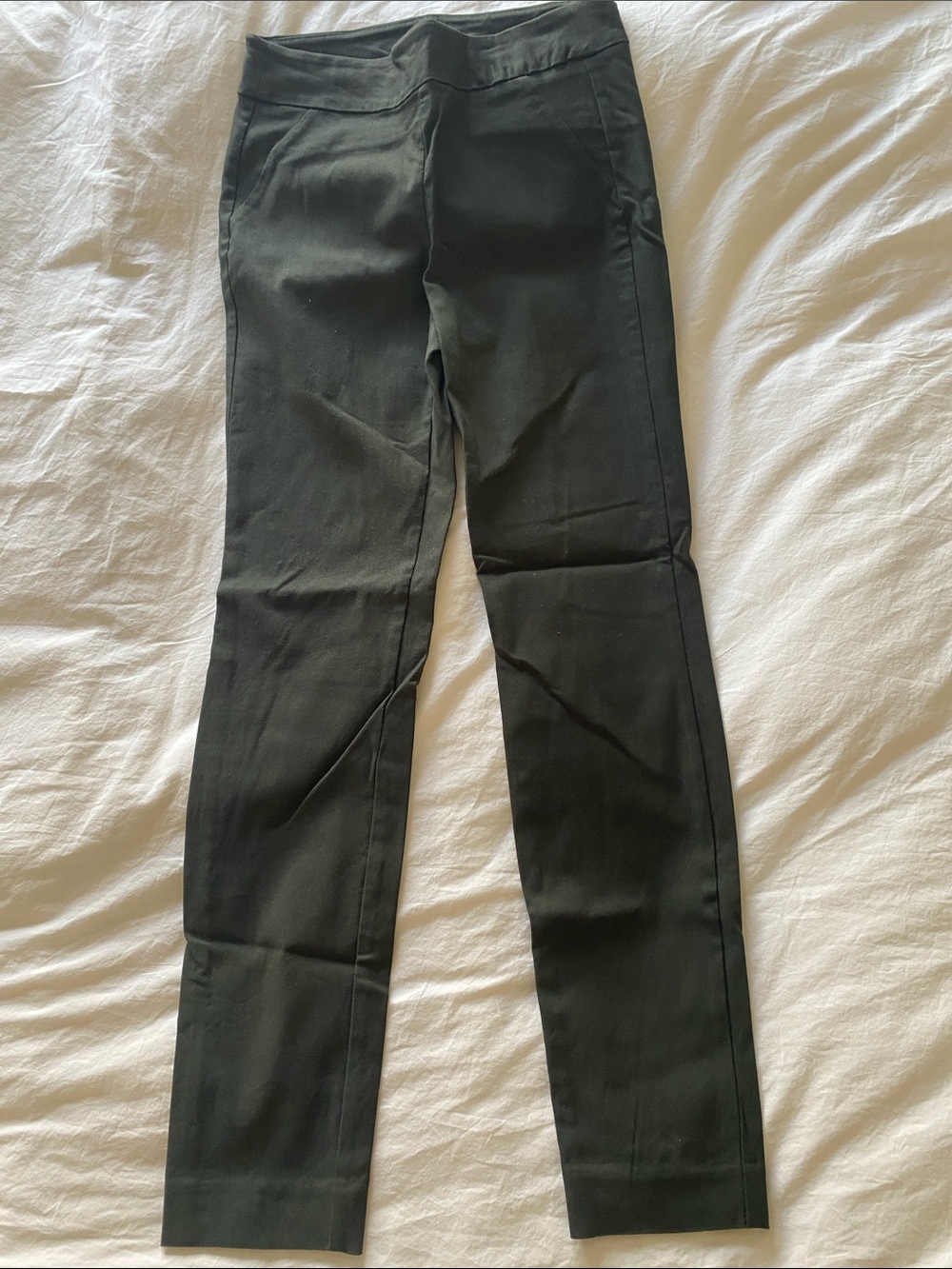 Women's Trouser Leggings in Olive